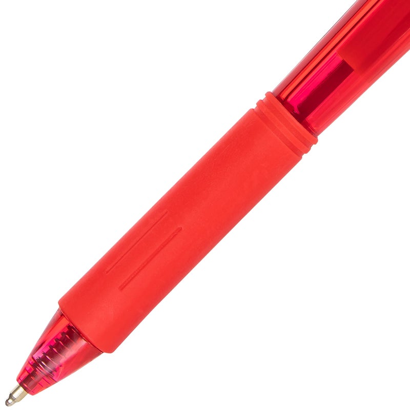 Pentel قلم حبر جاف قابل للسحب من بنتل Wow!، (1.0 مم)، خط متوسط، حبر أحمر، علبة من 12 (BK440-B) - Image 5